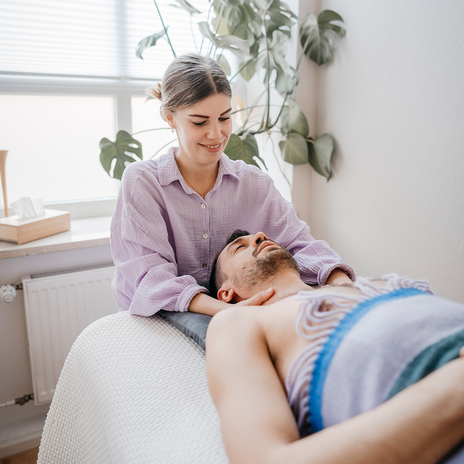 Osteopathie-Behandlung